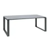 Haveson Gartentisch Madeira grau 210 x 75 x 100 cm