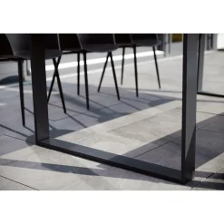 Haveson Gartentisch Madeira grau 210 x 75 x 100 cm