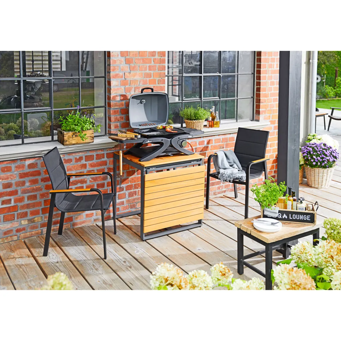 Haveson Gartentisch Maribo ausklappbar