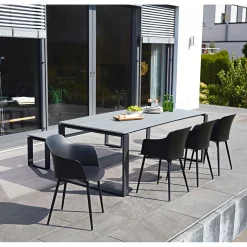 Haveson Kunststoff-Sessel Madeira schwarz