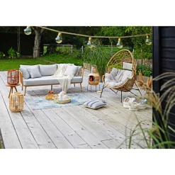 Haveson Loungesessel Pristina inkl Sitzauflage und Kopfkissen