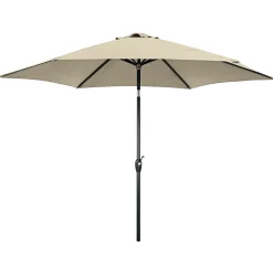 Haveson Marktschirm Lucca Natur 3 m