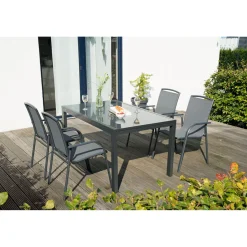 Haveson Stapelsessel Atlanta anthrazit