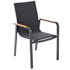 Haveson Stapelsessel Montenegro schwarz