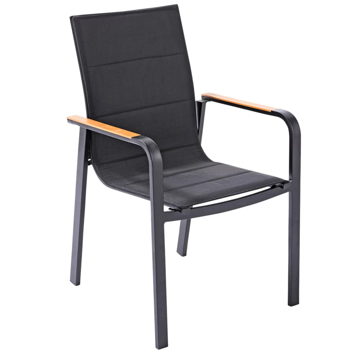 Haveson Stapelsessel Montenegro schwarz