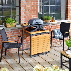 Haveson Stapelsessel Montenegro schwarz