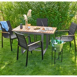 Haveson Stapelsessel Montenegro schwarz