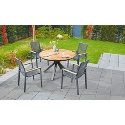 Haveson Stapelsessel Rondo grau