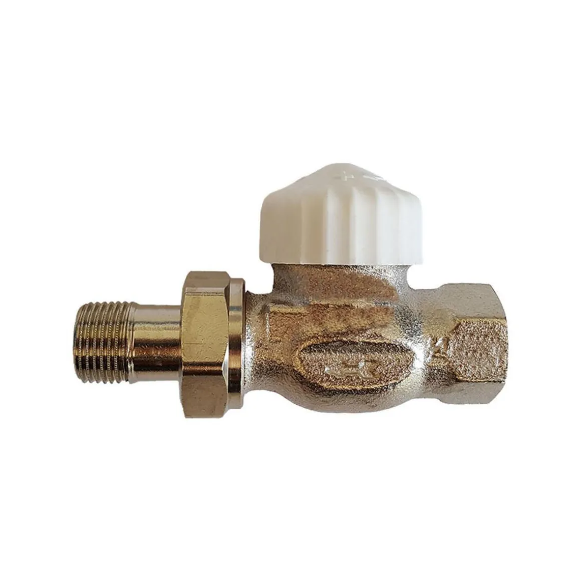 Heimeier Thermostatventil Unterteil V-Exakt II 3/8" Durchgang vernickelt