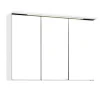 HELD Spiegelschrank 90 weiß 3 Spiegeltüren