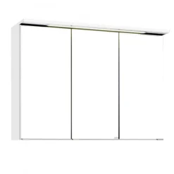 HELD Spiegelschrank 90 weiß 3 Spiegeltüren