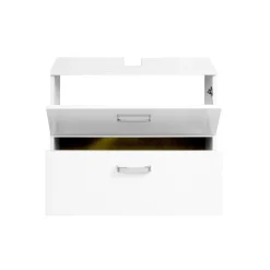 HELD Unterbeckenschrank 70 weiß Hochglanz 1Klappe 1Auszug Softclose