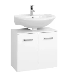 HELD Unterbeckenschrank 60 Hochglanz weiß Hochglanz