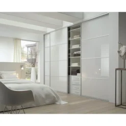 Hibitaro Studio-Schiebetür mit Aluminiumrahmen auf Maß als Raumteiler