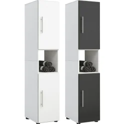 Hochschrank Flandu weiß