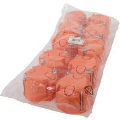 Hohlwand-Schalterdose 10 stk orange