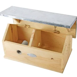 Hummelhaus Zinkdach 29 x 17 x 15 cm Kiefer