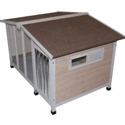 Hundehütte Overview 134 x 92 x 82 cm braun