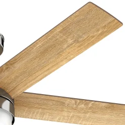 Hunter Fan Hunter Deckenenventilator Claudette 132 cm Nickel poliert