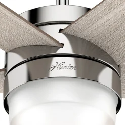 Hunter Fan Hunter Deckenenventilator Claudette 132 cm Nickel poliert