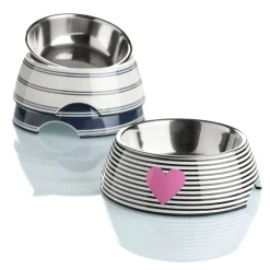 Hunter Melamin-Napf Biri weiß-schwarz 700 ml