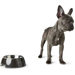 Hunter Melamin-Napf Burgos schwarz-grau 700 ml