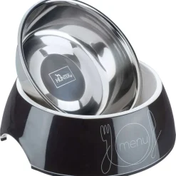 Hunter Melamin-Napf Burgos schwarz-grau 700 ml