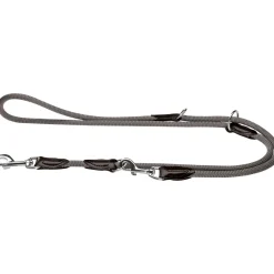 Hunter Verstellbare Führleine Freestyle grau 8 mm