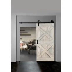 Indo Barndoor Whitewashedl 2.150 x 1.000 mm handgefertigt