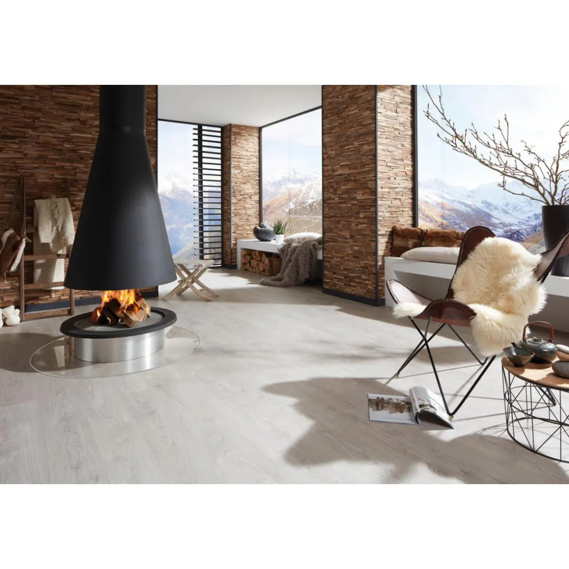 Indo Echtholz Wandverkleidung Teak Paneel Natural 10er-Set