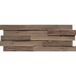 Indo Wandverkleidung Driftwood Hevea Mindanao 9er-Set