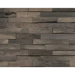 Indo Wandverkleidung Driftwood Hevea Bali Sea 9er-Set