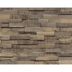 Indo Wandverkleidung Slimwood Hevea Stone Washed 9er-Set