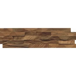 Indo Wandverkleidung Teak Diamond Natur 11er-Set