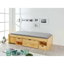 Inter Link Funktionsbett „Claas“, 90x200 cm, farblos, mit Rost