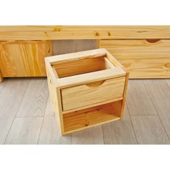 Inter Link Funktionsbett „Claas“, 90x200 cm, farblos, mit Rost