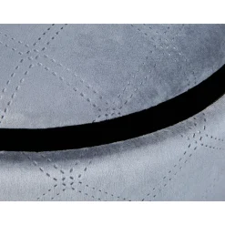 Inter Link Hocker „Nevis“, Samt hellgrau