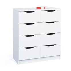 Inter Link Kommode „Westphalen 8-H“, weiß, 8 Schubladen, 80x91x40 cm