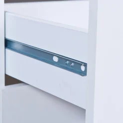 Inter Link Kommode „Westphalen 3“, weiß, 3 Schubladen, 41x71x40 cm