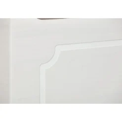 Inter Link Massivholztruhe „Emel“, weiß lackiert, 89x53x47 cm