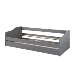 Inter Link Sofabett „Malte“, 90x200 cm, grau, inkl. Funktions-Schublade