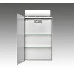Jokey LED-Spiegelschrank Single Alu aluminium