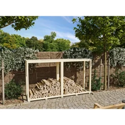 Kaminholz-Speicher 194x43x110cm