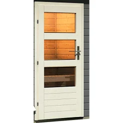 Karibu Saunahaus Skrollan 1 terragrau