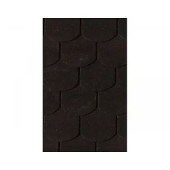 Karibu Biberschwanzdachschindeln schwarz