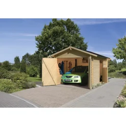 Karibu Blockbohlengarage 28 mm