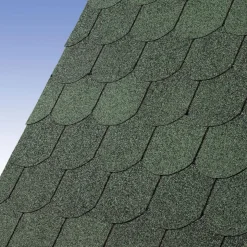 Karibu Dachschindeln Biberschwanz dunkelgrün 3 m²