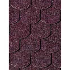 Karibu Dachschindeln Biberschwanz dunkelrot 3 m²