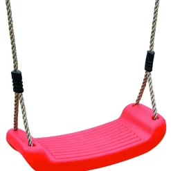 Karibu Doppelschaukel Felix mit Klettergerüst und Netzrampe naturbelassen