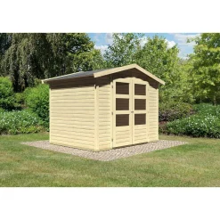 Karibu Gartenhaus Amberg 3 naturbelassen